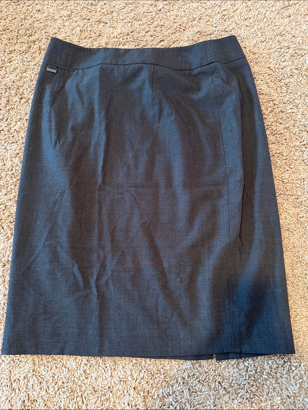 Calvin Klein Charcoal Pencil Skirt